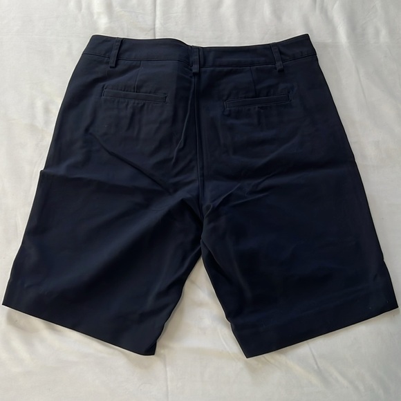 Foxcroft NYC Navy Chino Shorts - Picture 2 of 4